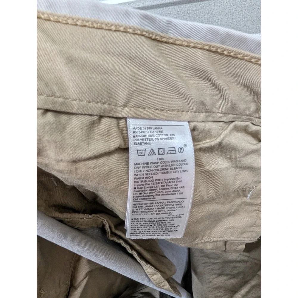 Banana Republic‎ Men's Slim Core Temp Pant Light Gray Chino Trousers- 34/30